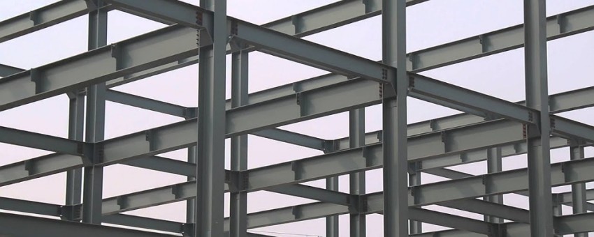  The use of steel beams in construction 